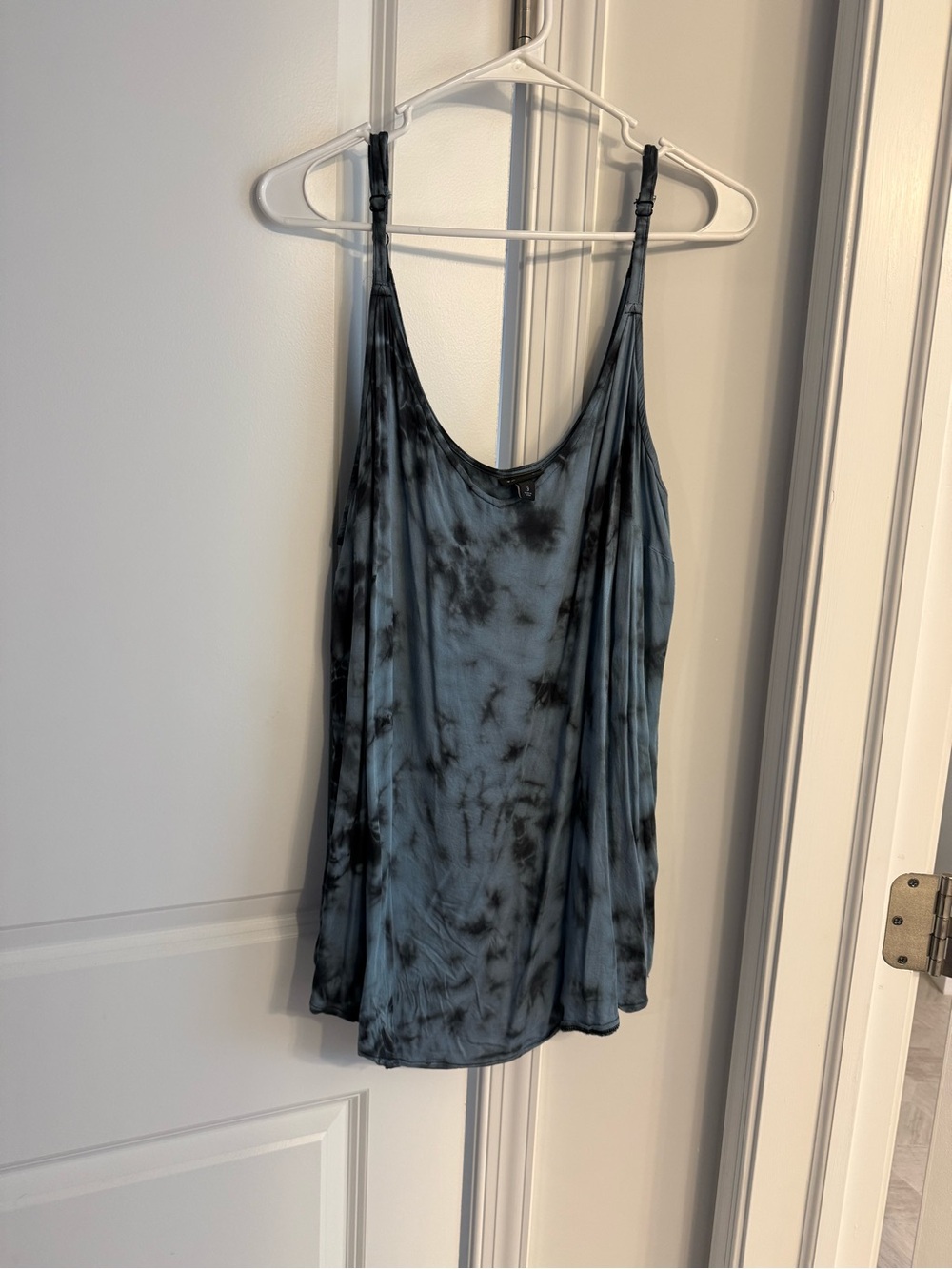 torrid Blue and Black Tie-Dye Scoop Cami